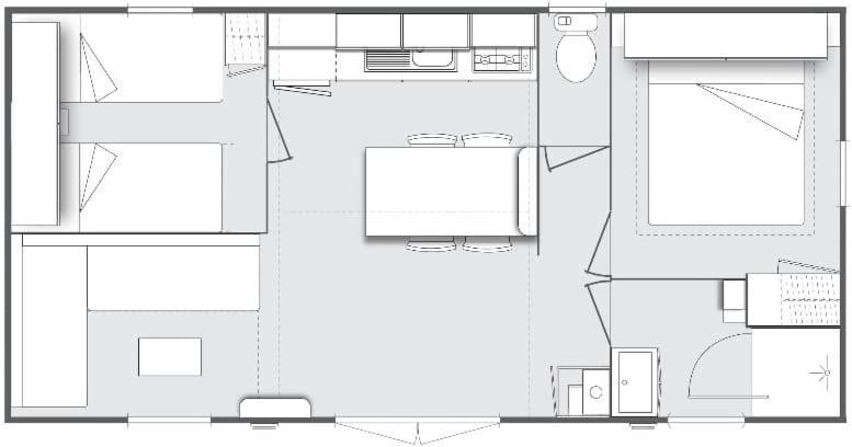 Mobil Home Du Lac - Camping 4 Etoiles オレイアン エクステリア 写真